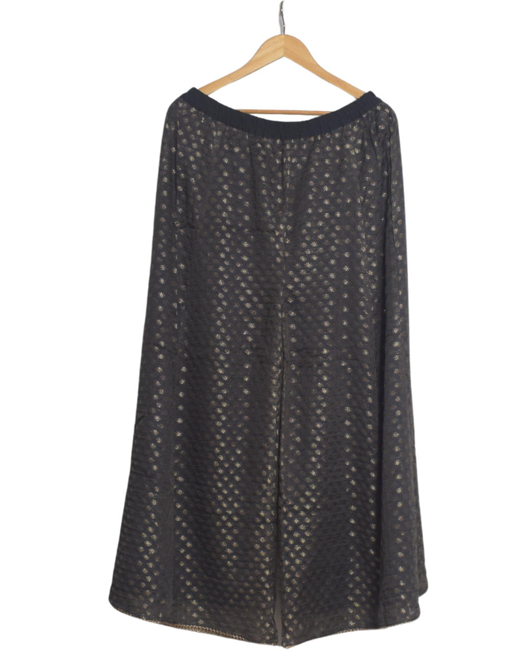 Charcoal Grey Banarasi Kurta & Pant Set with Dupatta