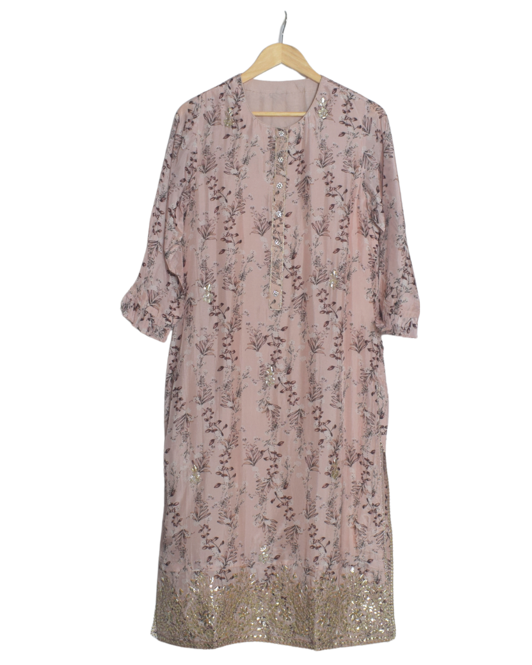 Peach Gotta Work Kurta Set