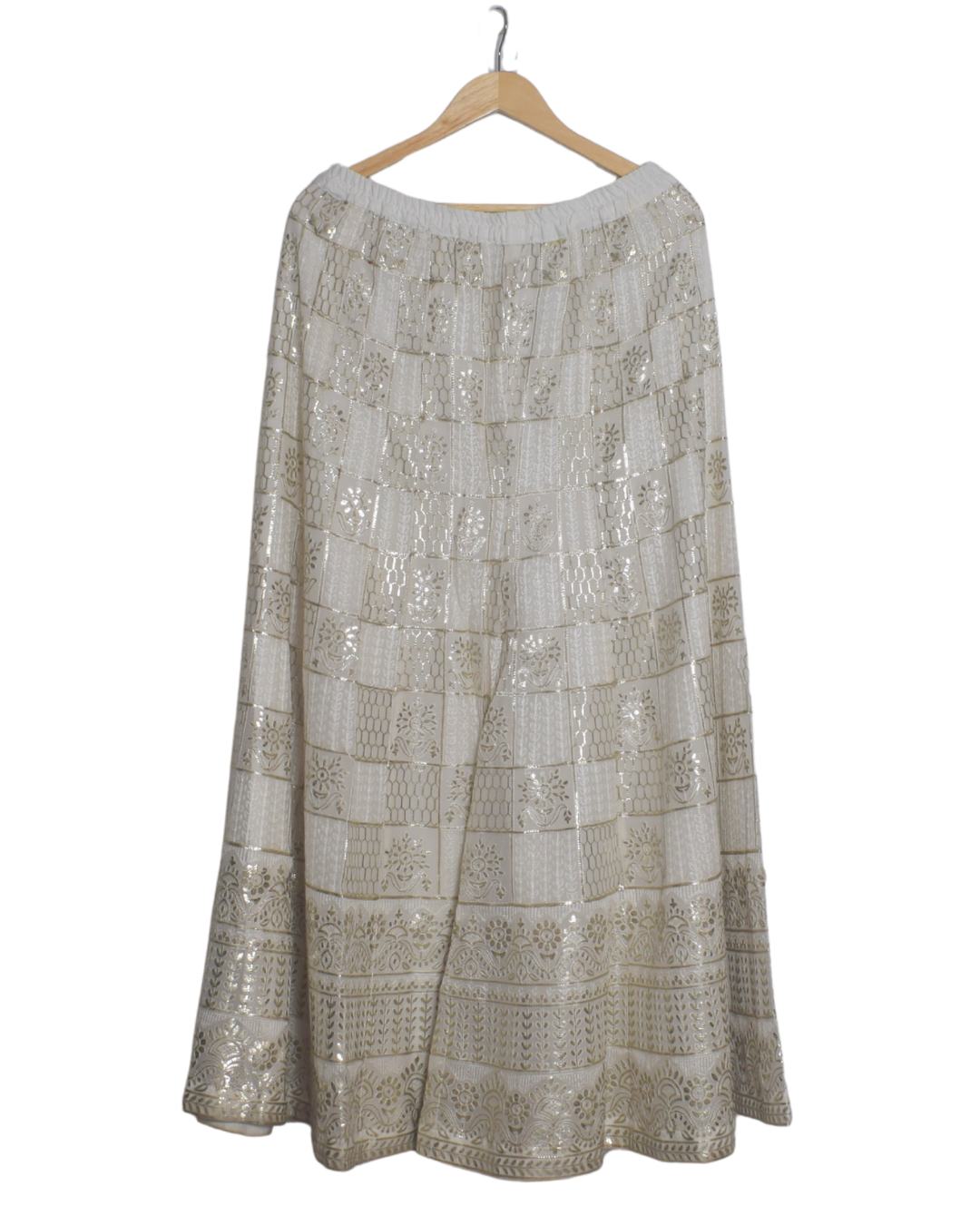 Ivory & Gold Gotta Work Sharara Set