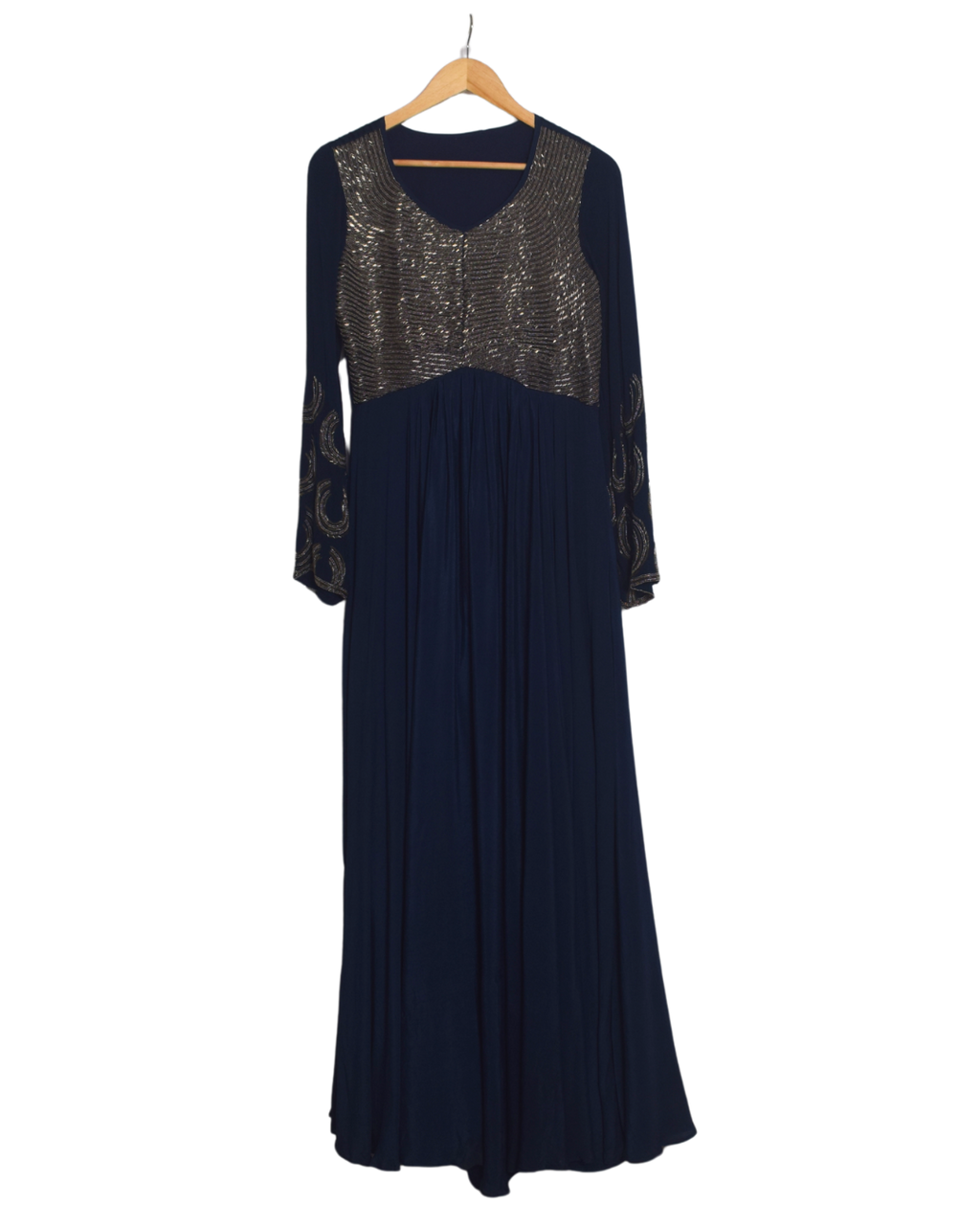 Navy Blue One Piece Gown