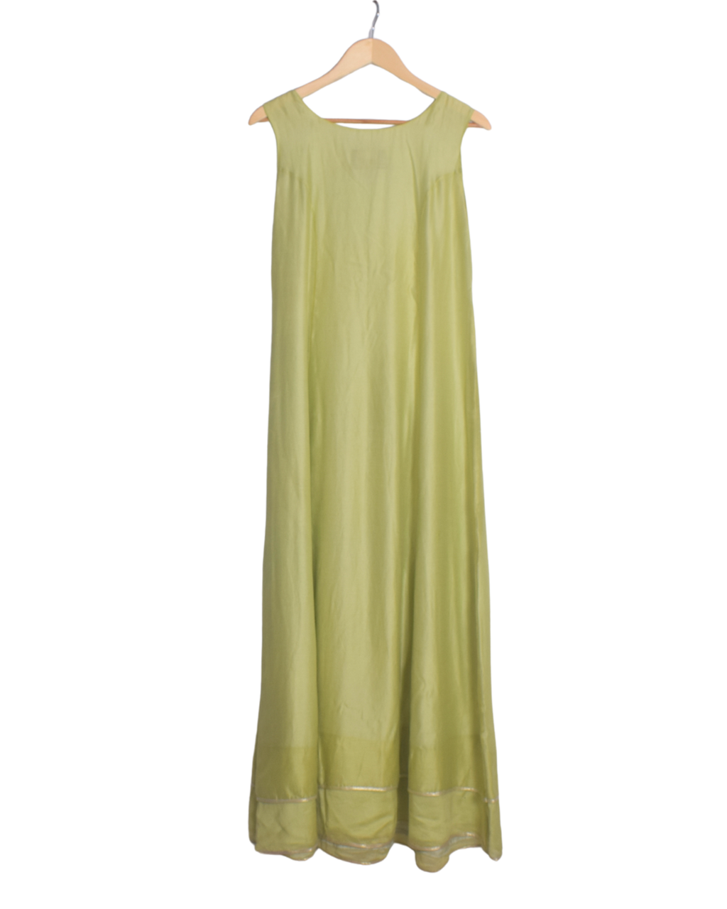 Green Gown with Layered Jacket