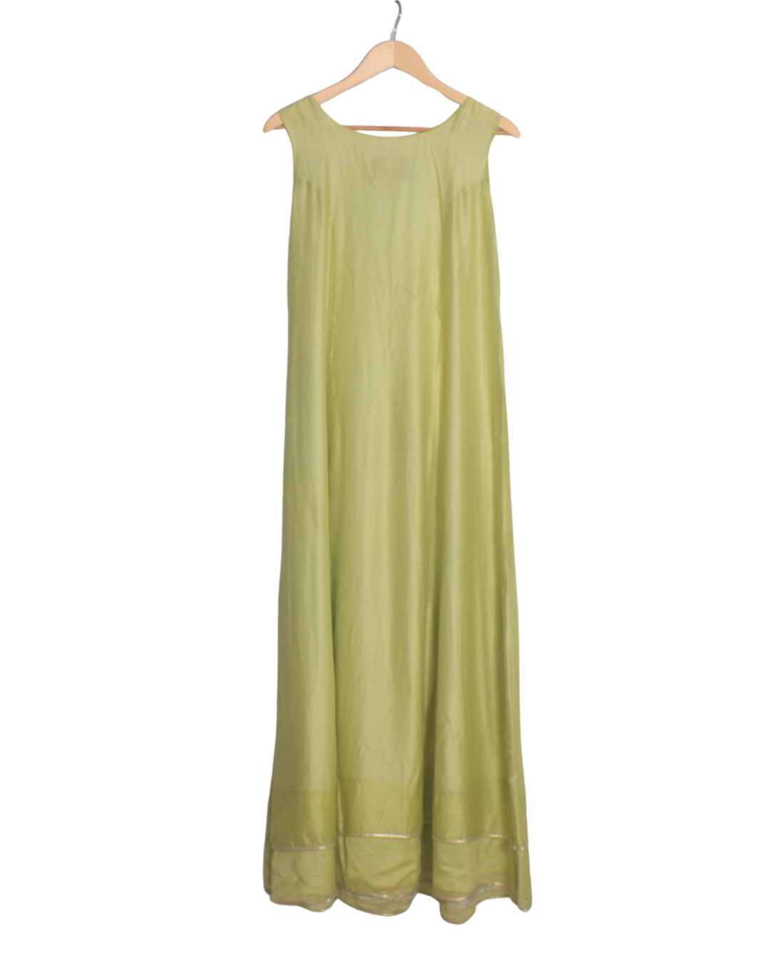 Green Gown with Layered Jacket