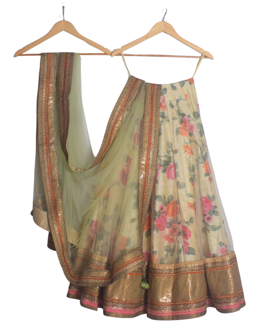 Floral Lehenga & Dupatta