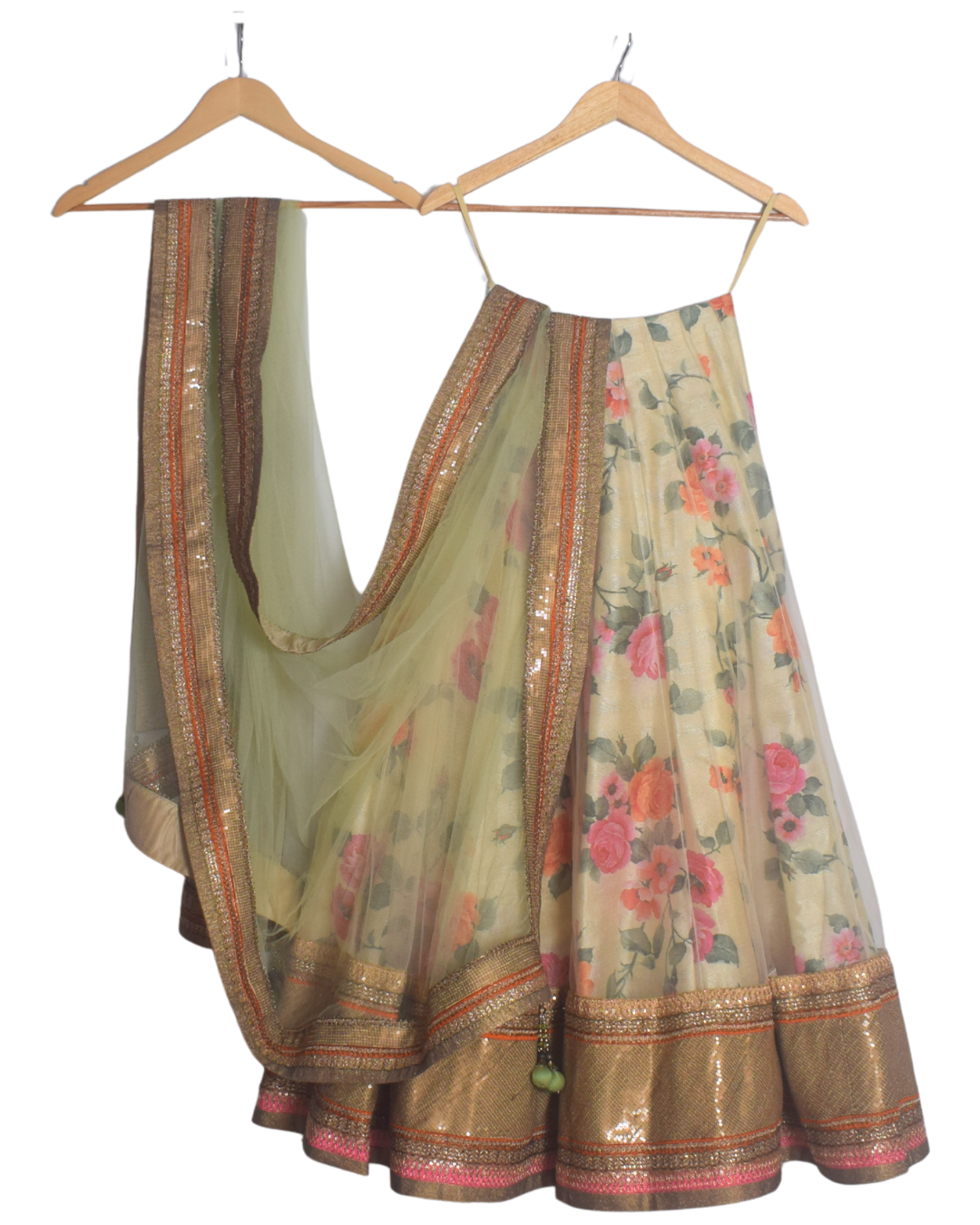 Floral Lehenga & Dupatta