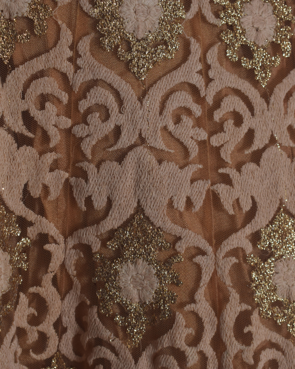 Navy, Gold & Orange Festive Lehenga Set