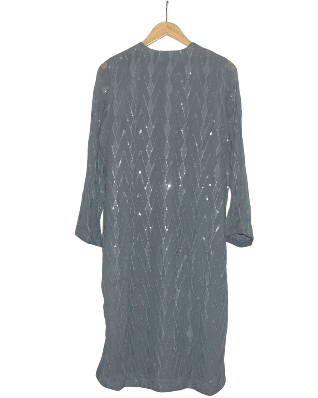 Grey Sequin Kurta and Sharara Set