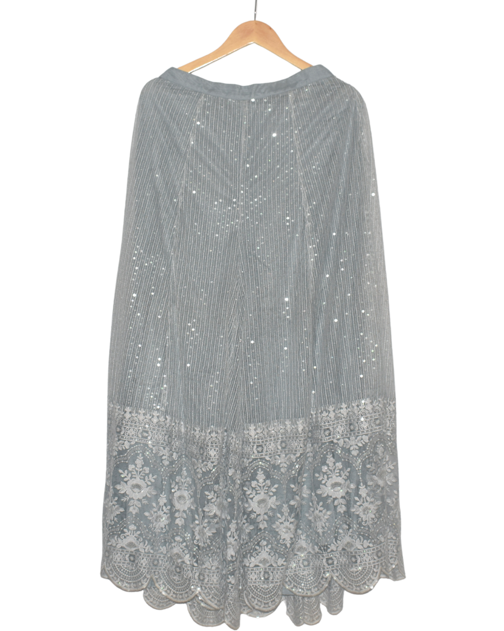 Grey Sequin Kurta and Sharara Set