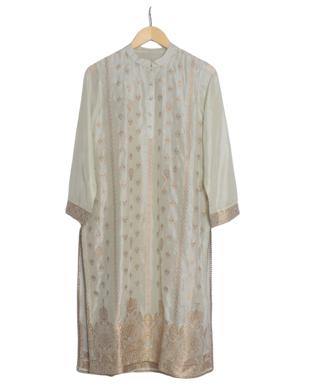 Mint Green Banarasi Sharara Set