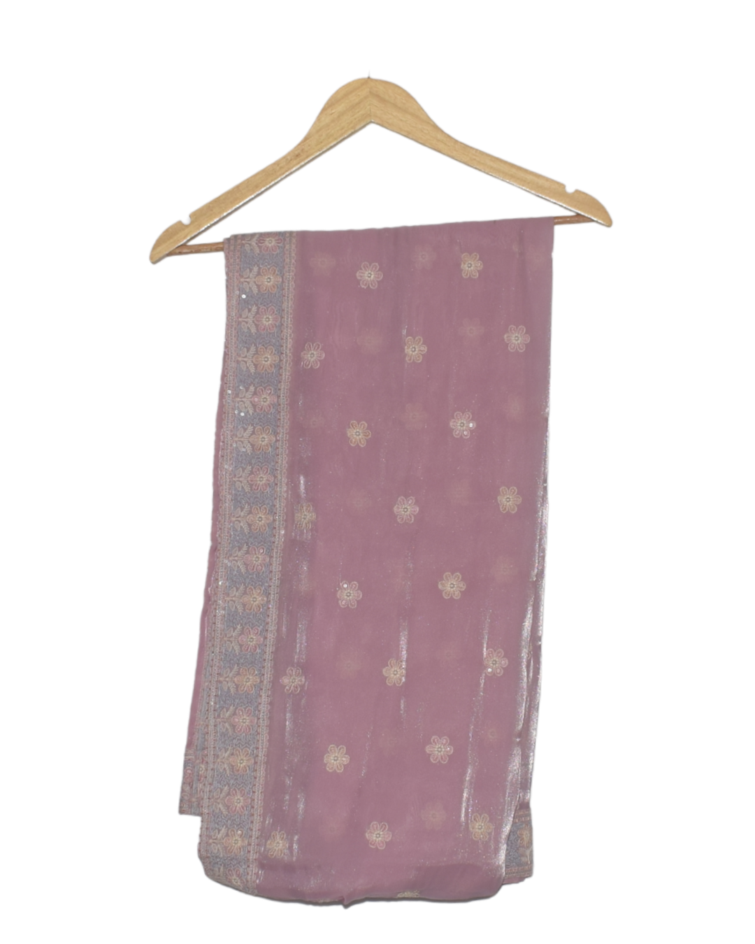 Floral Sequin Kurta with Sharara & Dupatta