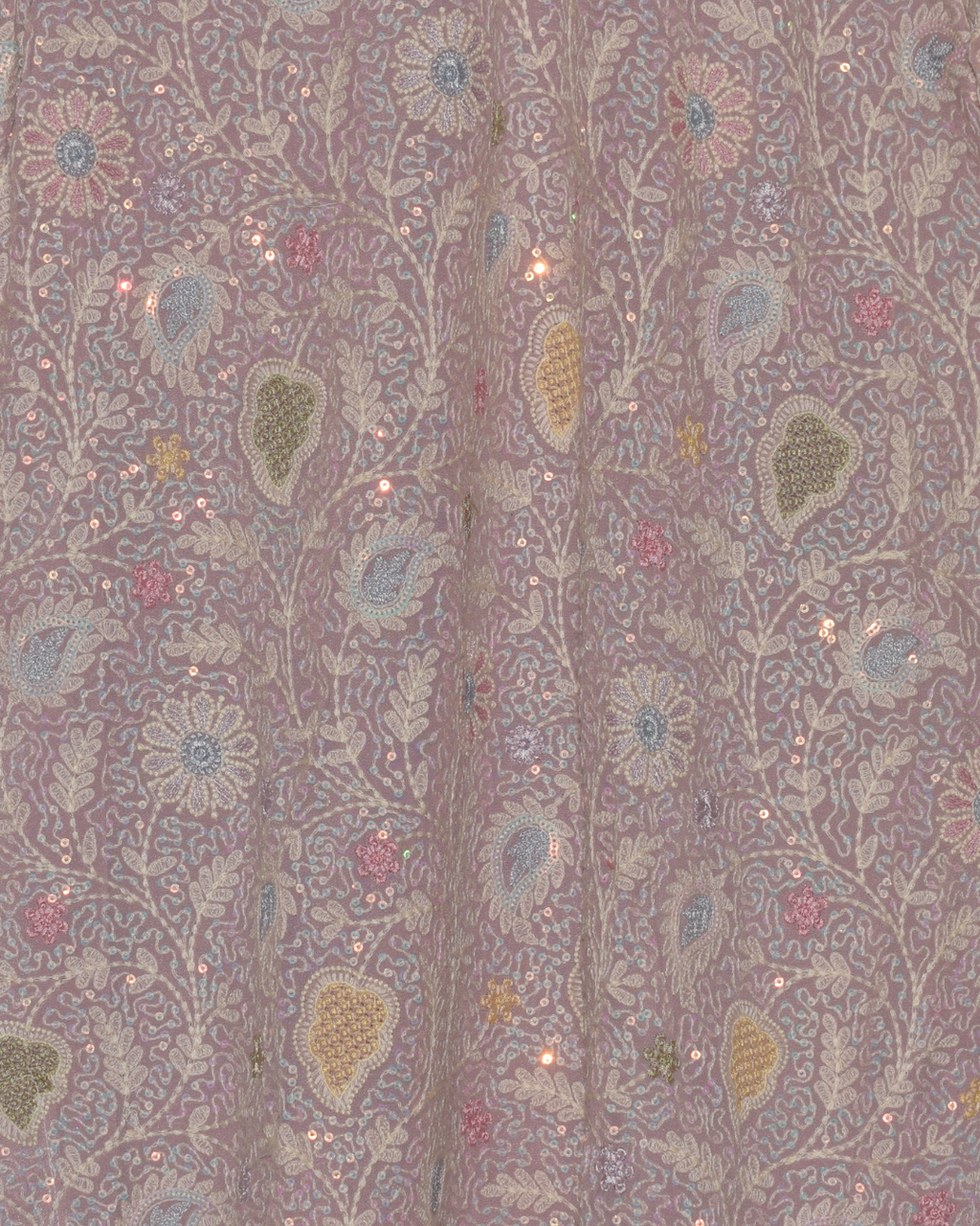 Floral Sequin Kurta with Sharara & Dupatta