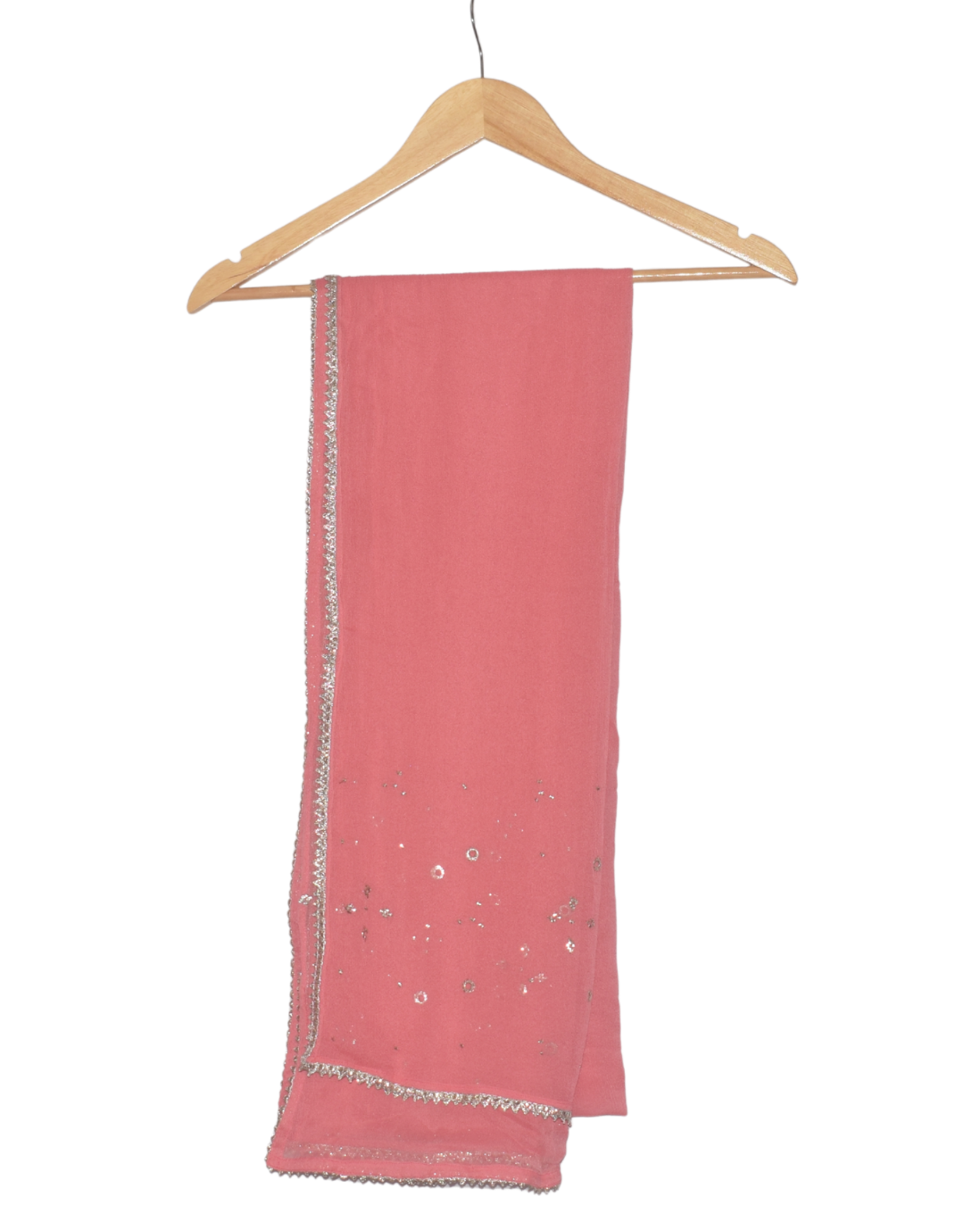Pink Kurta Set with Gold Embellishments