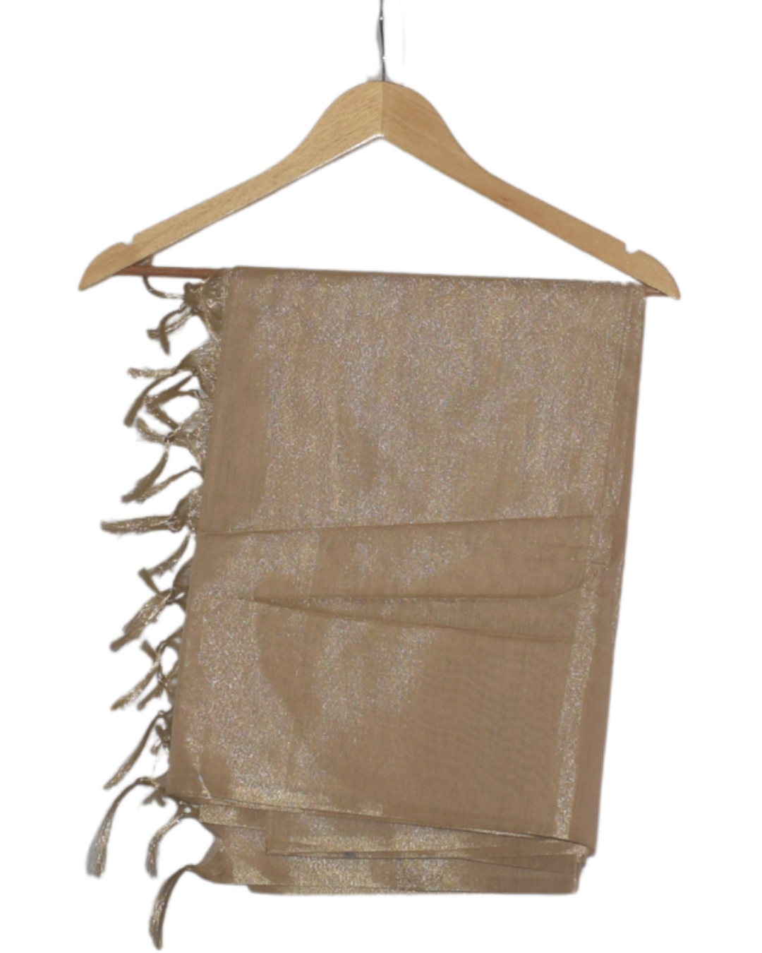 Gray Kurta with Gold Motif & Red Piping