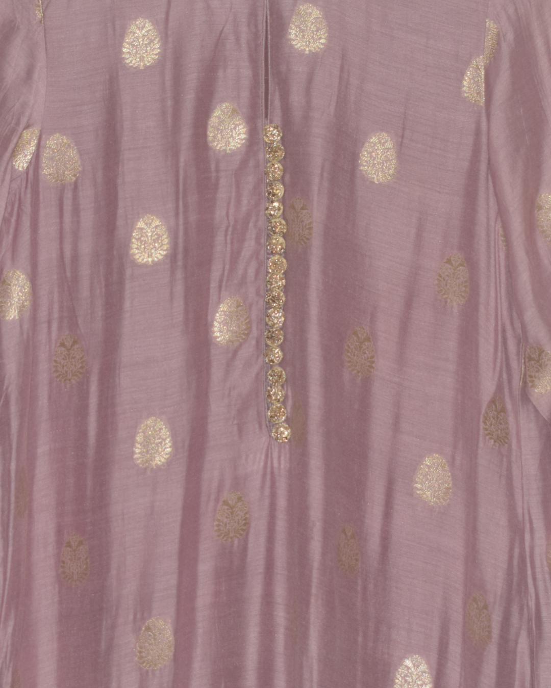 Mauve/Dusty Rose Gold Motif Kurta Set