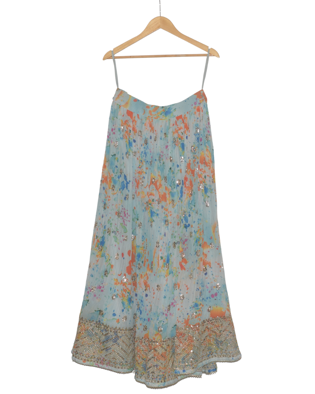 Splash Printed Lehenga Set