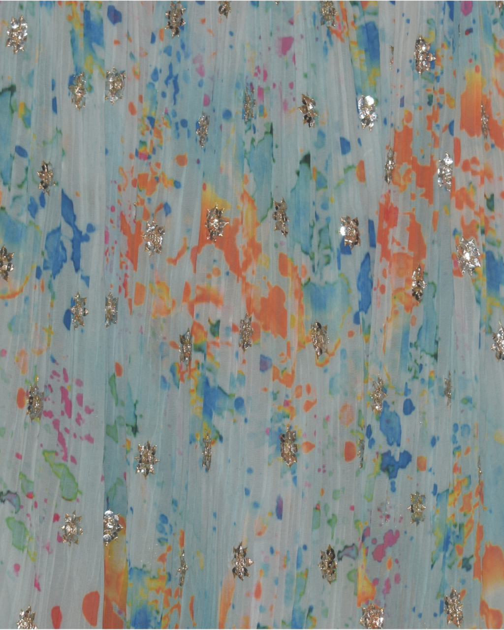 Splash Printed Lehenga Set