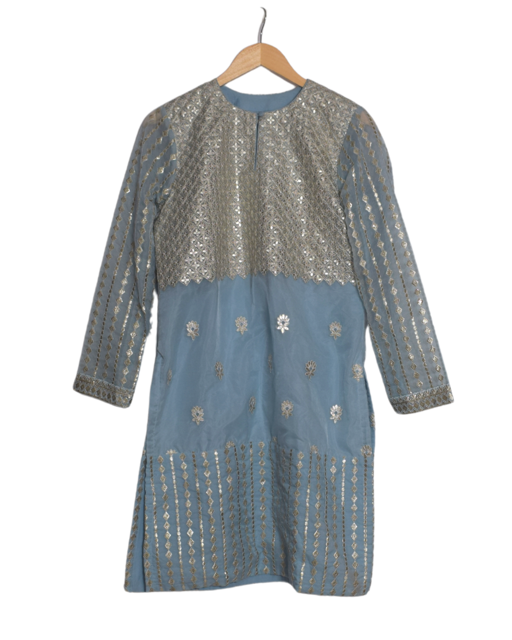 Sky Blue Gotta Work Sharara Set