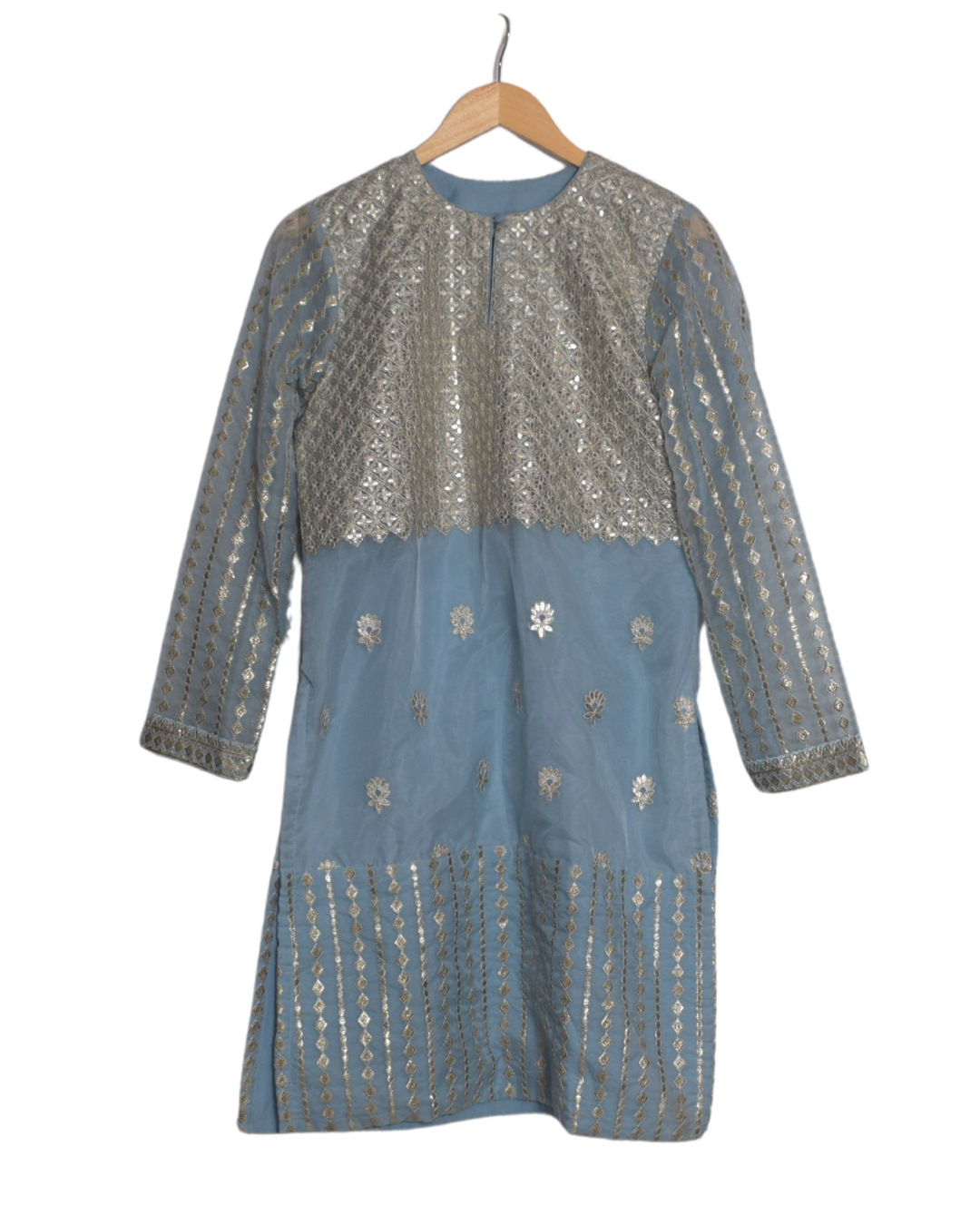 Sky Blue Gotta Work Sharara Set