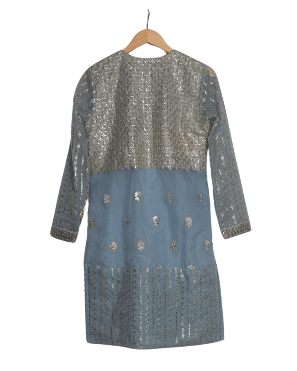 Sky Blue Gotta Work Sharara Set