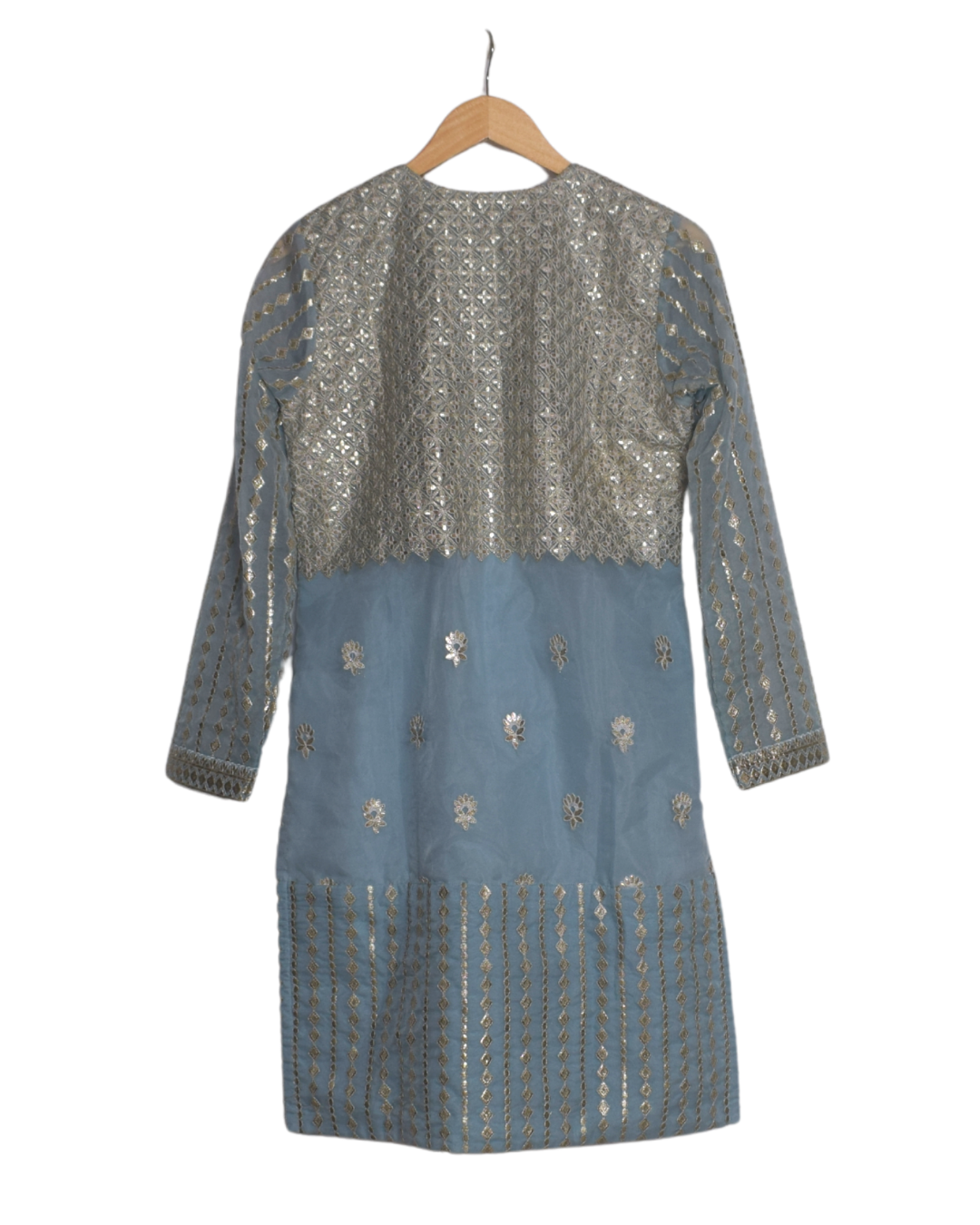 Sky Blue Gotta Work Sharara Set