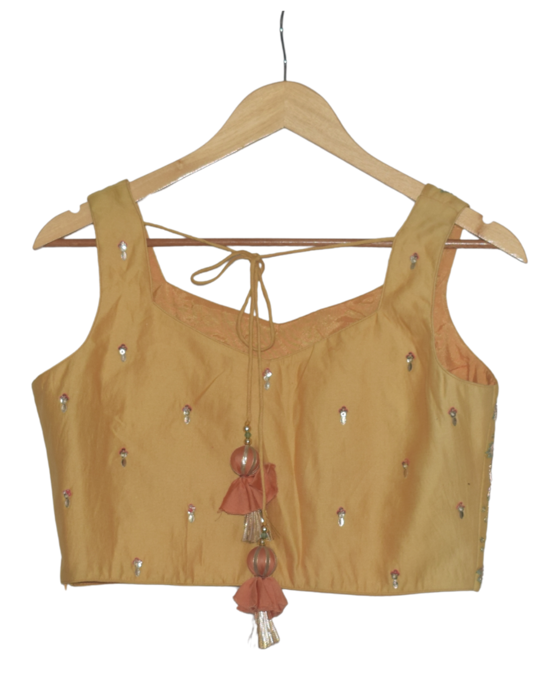 Sunny Yellow Floral Print Lehenga Set