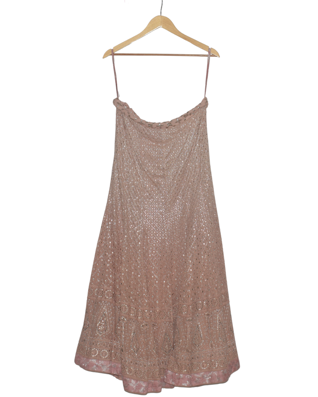 Blush Pink Mermaid Style Lehenga Set