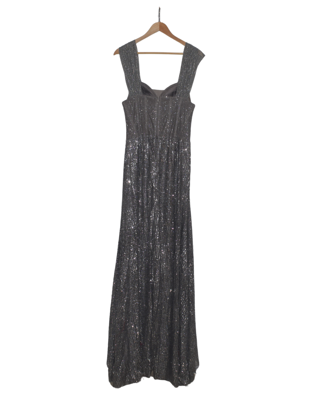 Silver Shimmer Cocktail Dress