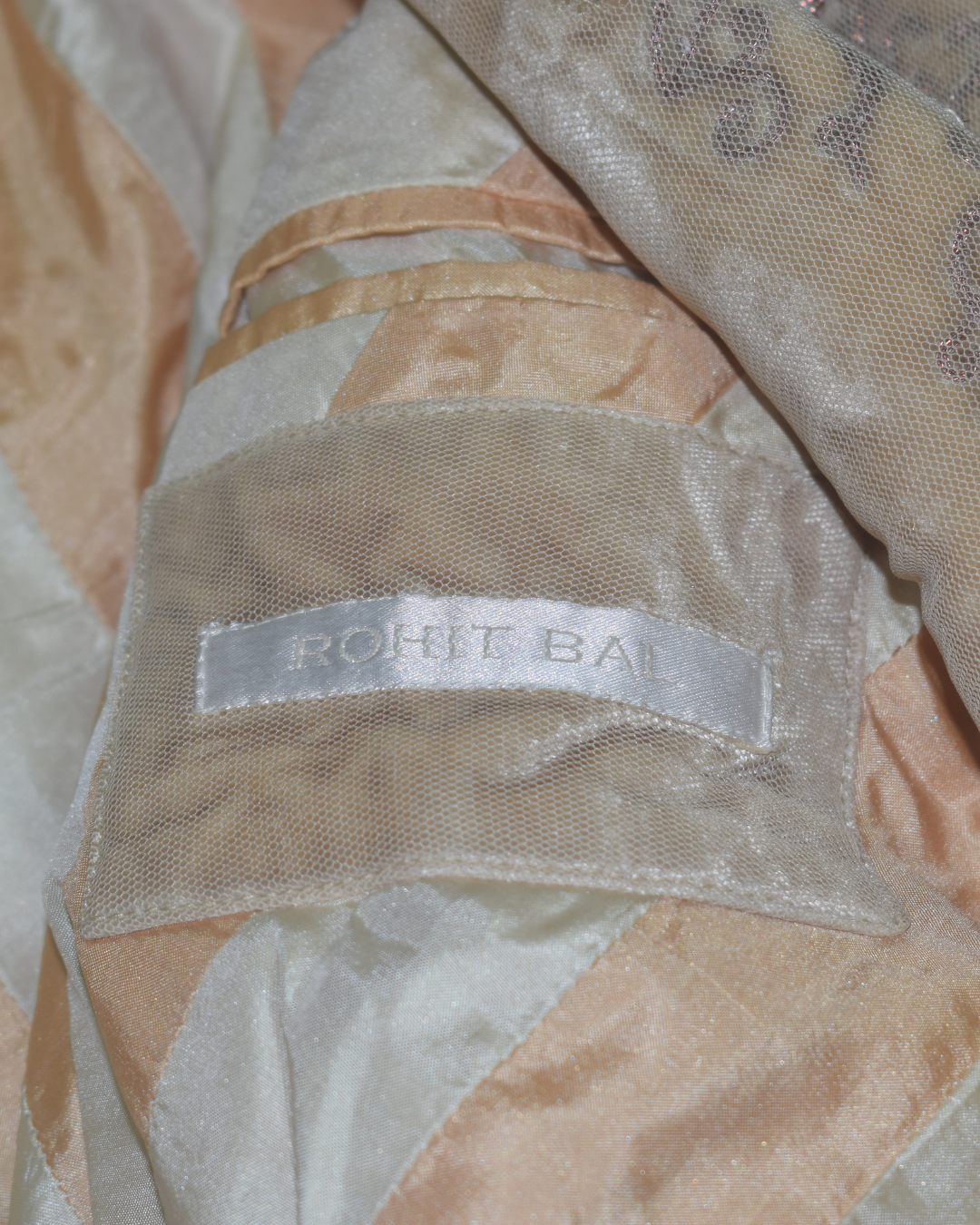 Rohit Bal Muted Gold Embroidered Sherwani Coat