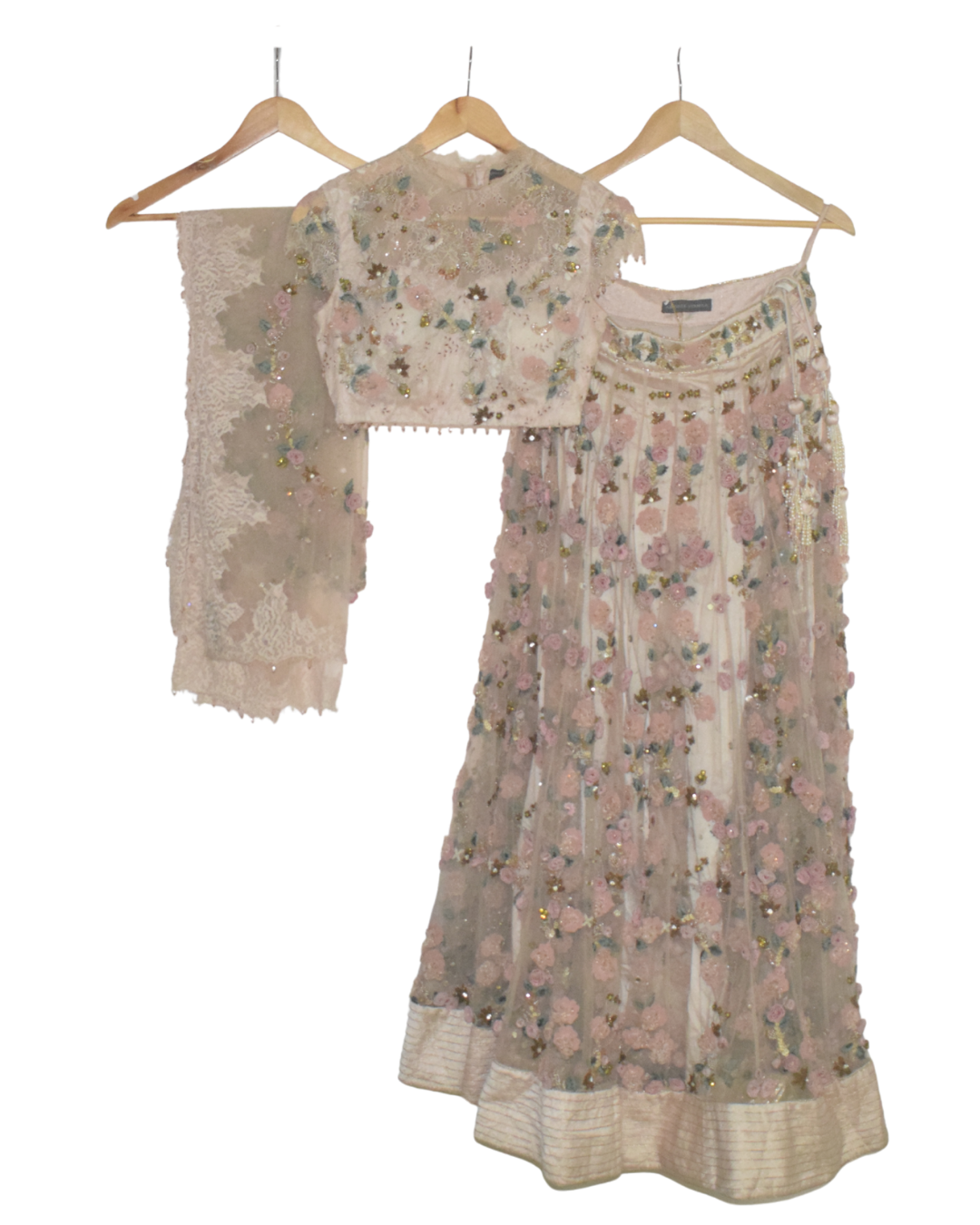 Abhishek Vermaa Floral Work Lehenga Set