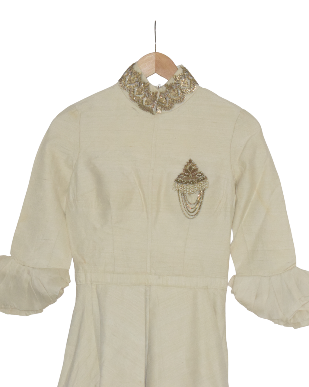 Shantanu & Nikhil Ivory Embellished Gown