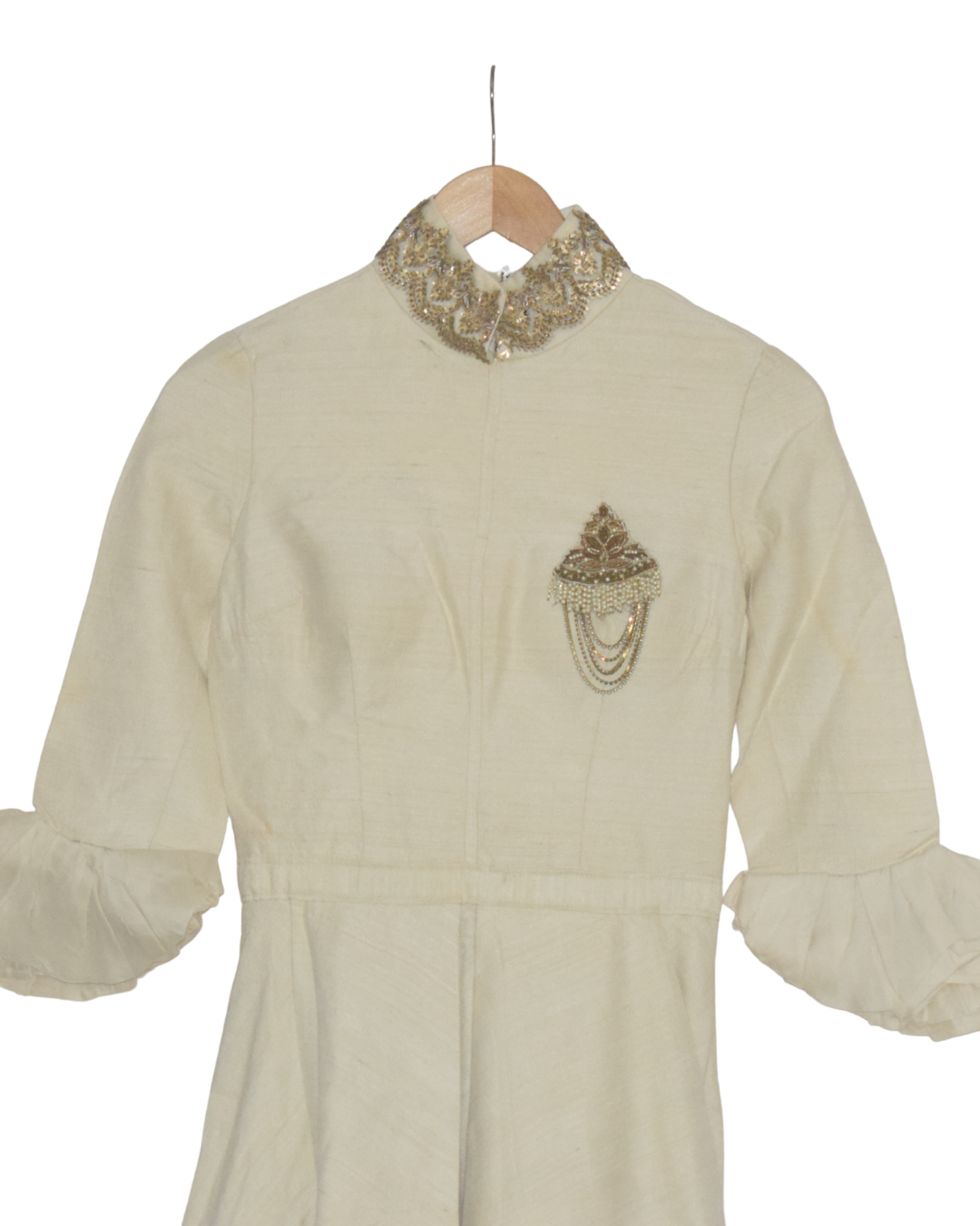 Shantanu & Nikhil Ivory Embellished Gown