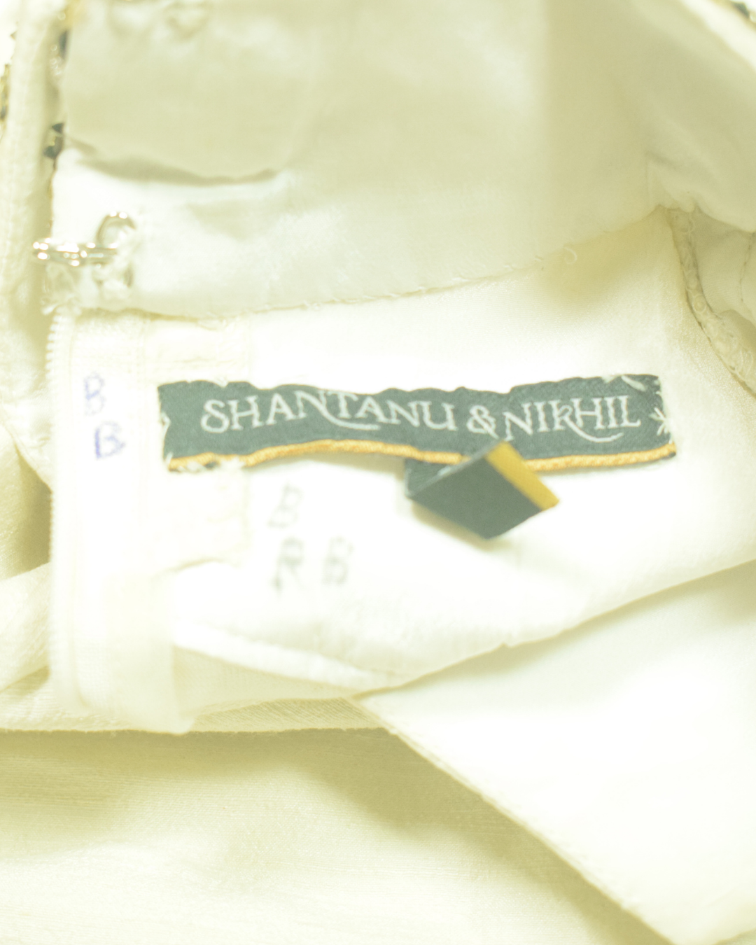 Shantanu & Nikhil Ivory Embellished Gown