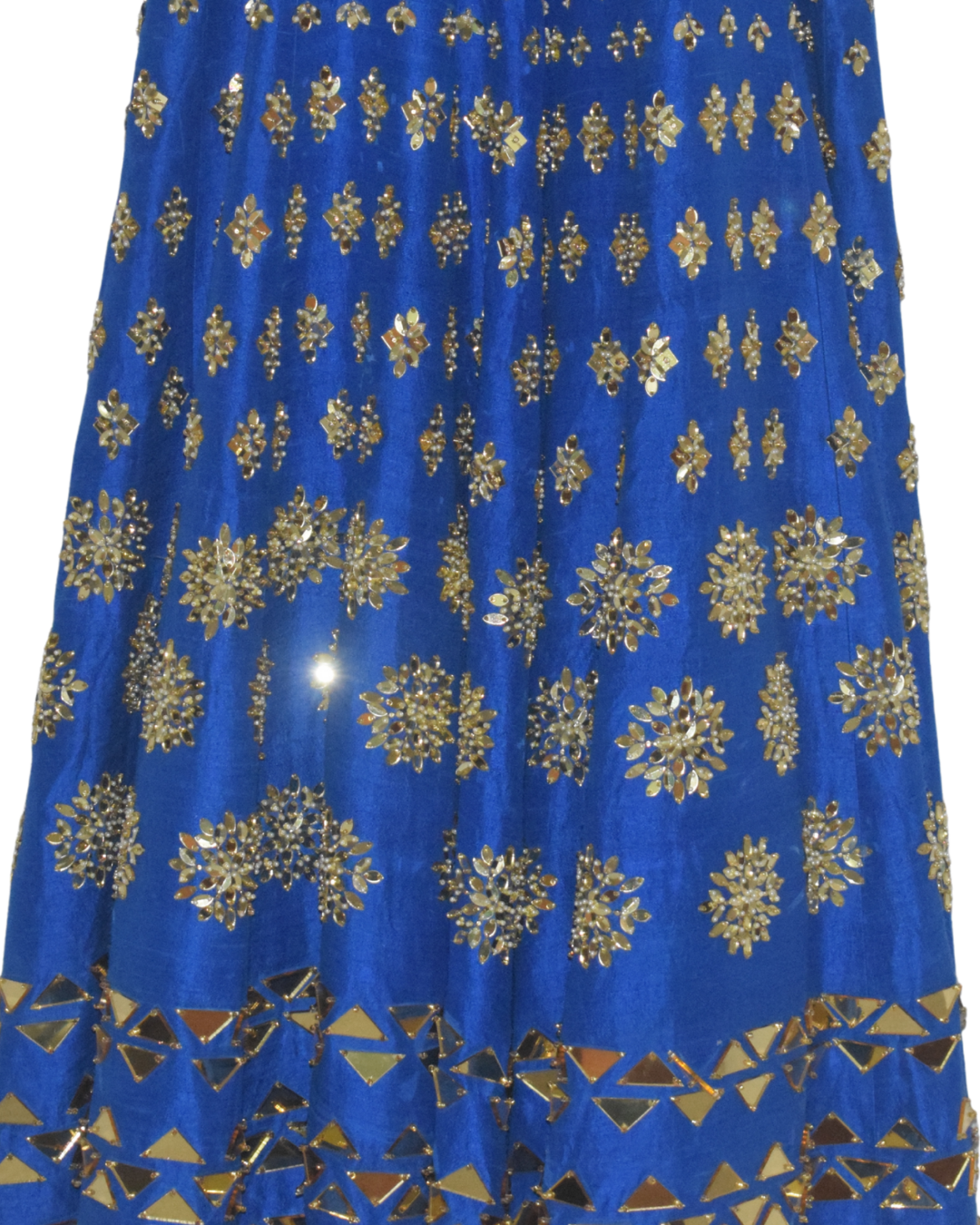 Papa Don’t Preach Electric Blue Embroidered Jumpsuit