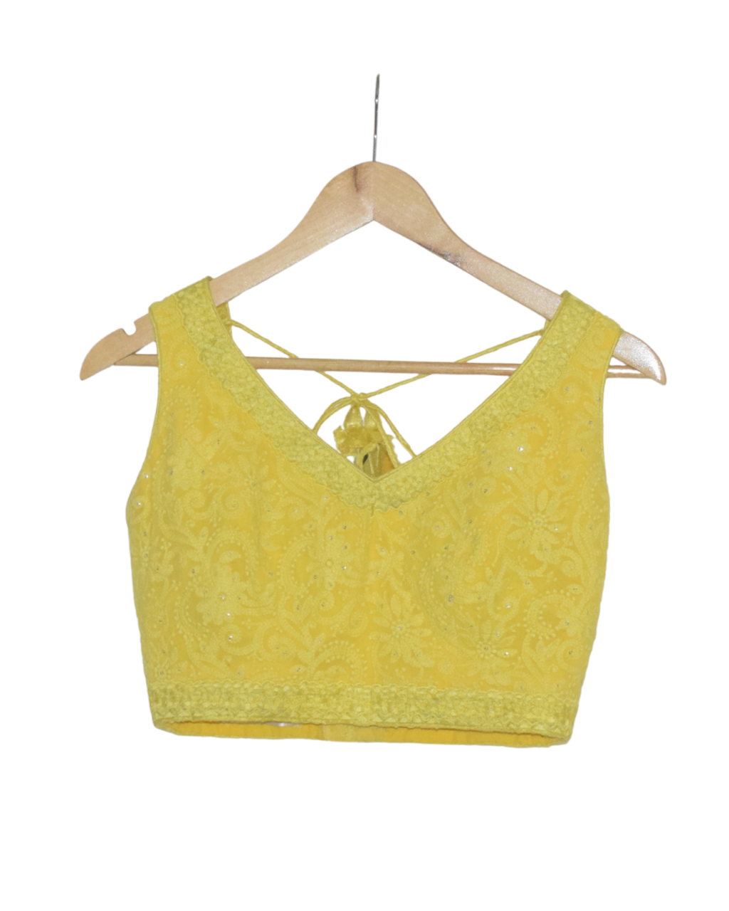 Sunshine Yellow Embroidered Lehenga Set