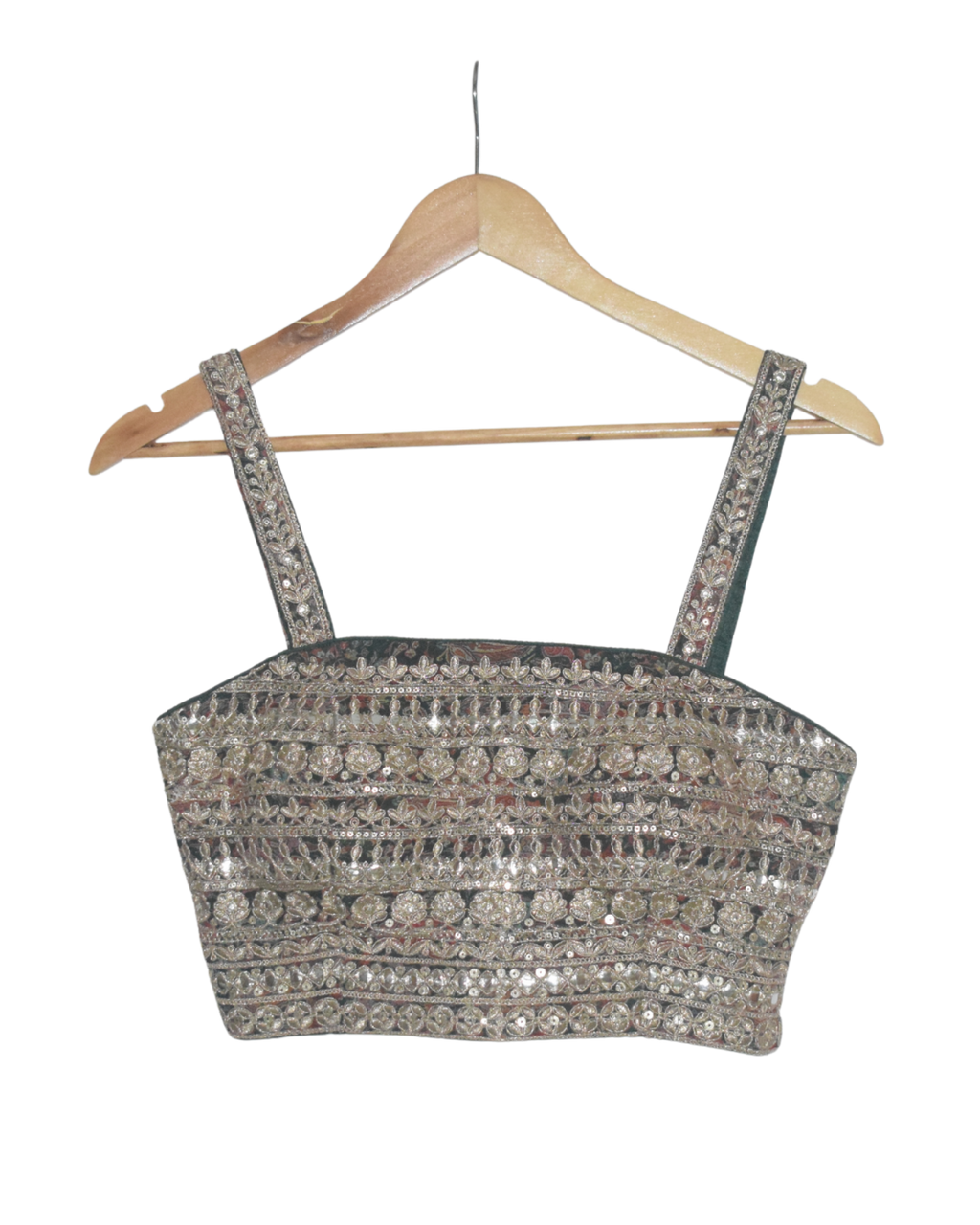 Printed Lehenga Set with Embellished Blouse