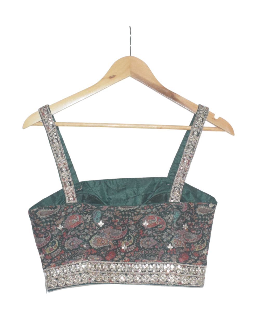 Printed Lehenga Set with Embellished Blouse