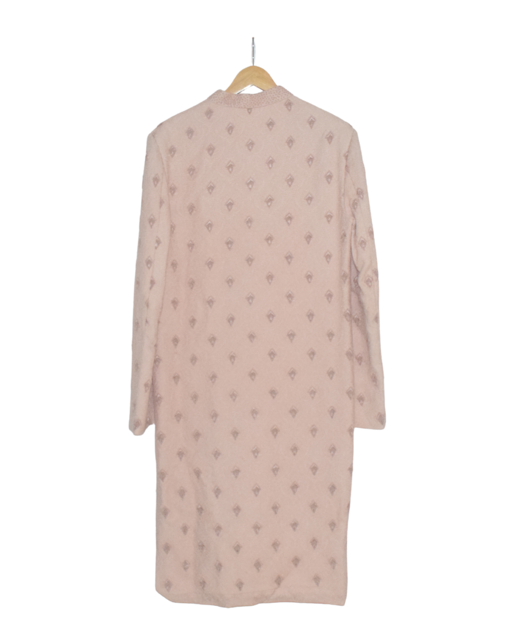 Pastel Pink Jacket with Gold Kurta Set